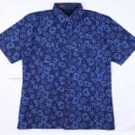 เสื้อม่อฮ่อมพิมพ์ลายทรงผู้ชาย ลายช้างตัวเล็ก