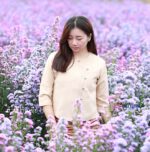 50312 เสื้อผ้าฝ้ายอัดกาว "บุษยมาส" สีเปลือกไม้ - Image 2