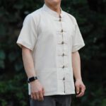 เสื้อผ้าฝ้ายชินมัยแขนสั้นชาย