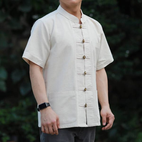 เสื้อผ้าฝ้ายชินมัยแขนสั้นชาย