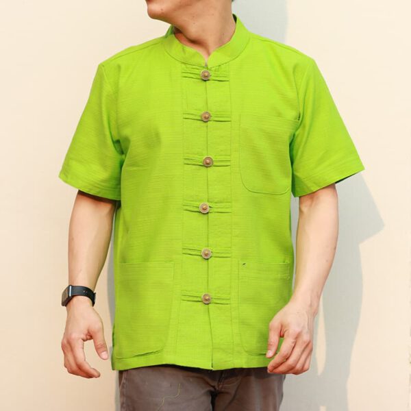 เสื้อพื้นเมืองแขนสั้นผู้ชาย-1